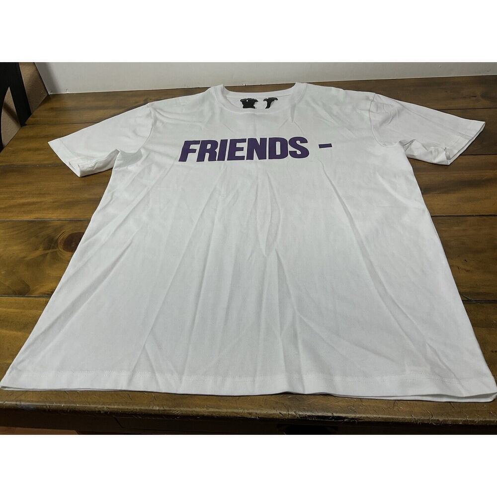 Vlone - Friends T-Shirt - Purple/White - Men's Size XL